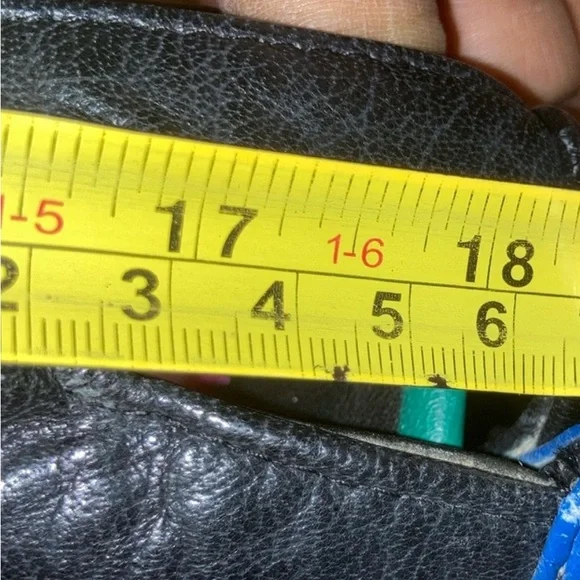 Vintage Color-block 80’s 90’s Leather Bag - Picture 13 of 13